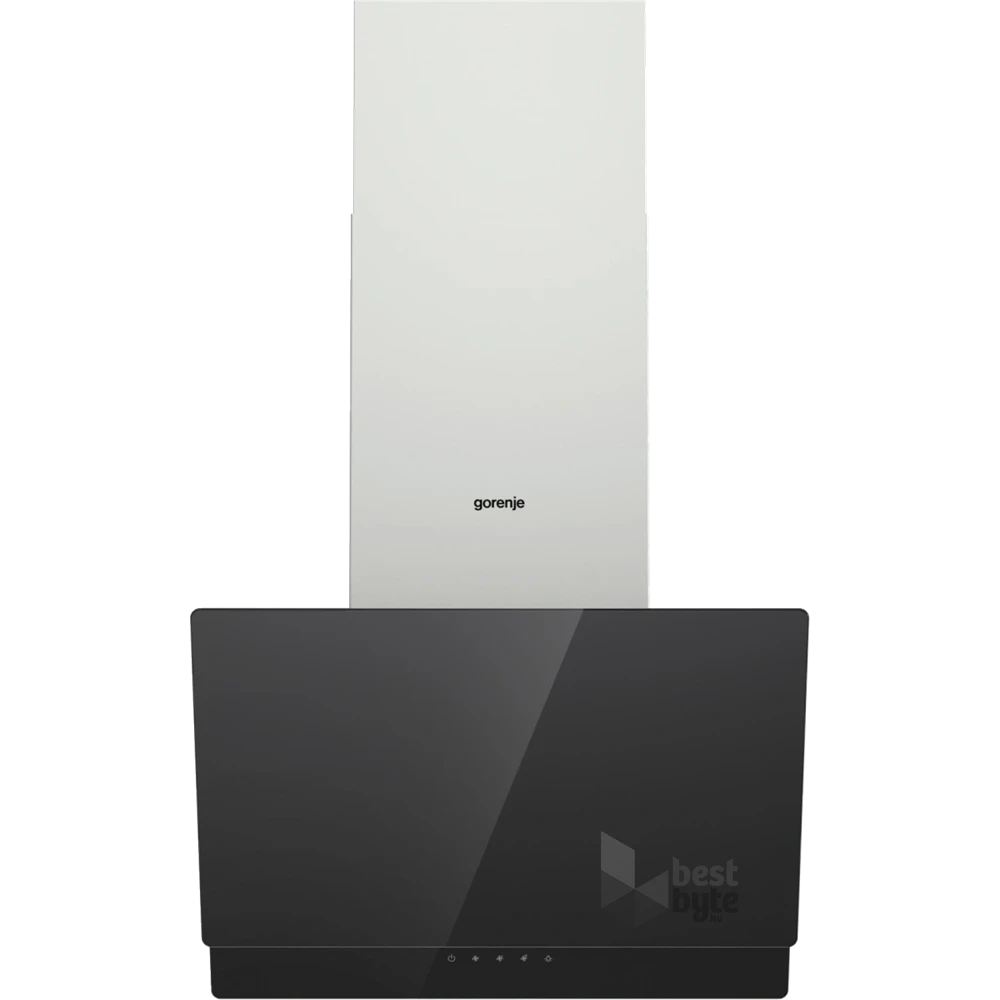 Gorenje WHI649EXBG inox-fekete, kürtős, méret:60cm, zajszint:63dB, páraelszívó