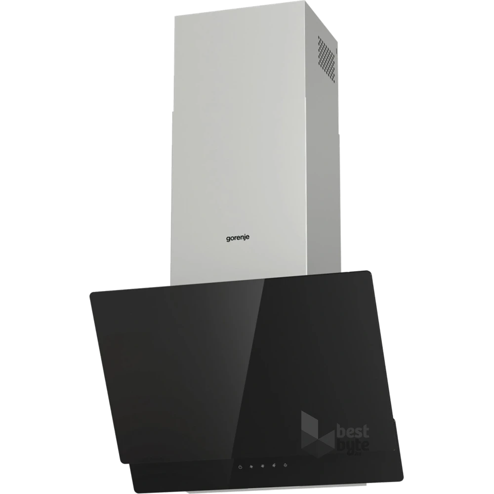 Gorenje WHI649EXBG inox-fekete, kürtős, méret:60cm, zajszint:63dB, páraelszívó