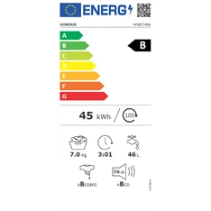 Gorenje WNEI74BS 7 kg elöltöltős mosógép
