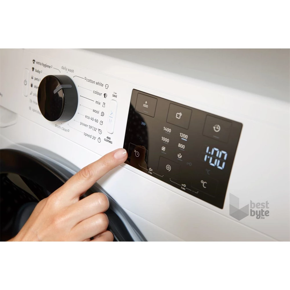 Gorenje WNEI94ADS fehér, elöltöltős, max.1400ford., 9 kg, mosógép