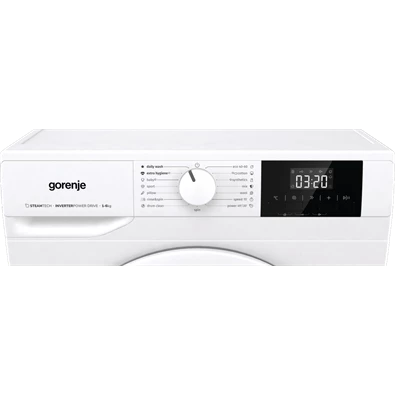 Gorenje WNGPI61SBS fehér, elöltöltős, keskeny, max.1000ford., 6 kg, mosógép