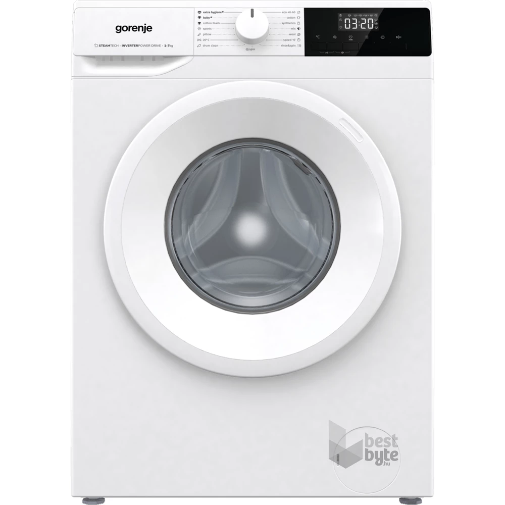 Gorenje WNHPI72SCS fehér, elöltöltős, keskeny, max.1200ford., 7 kg, mosógép