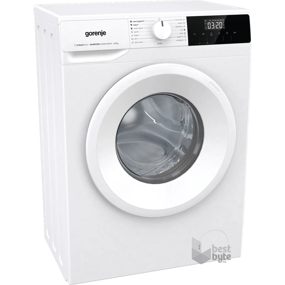 Gorenje WNHPI72SCS fehér, elöltöltős, keskeny, max.1200ford., 7 kg, mosógép