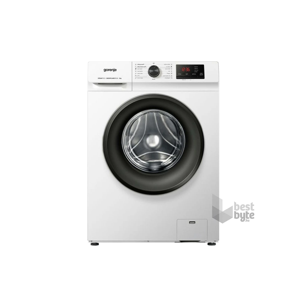 Gorenje WNHVB60SES fehér, elöltöltős, keskeny, max.1000ford., 6 kg, mosógép (Újszerű)