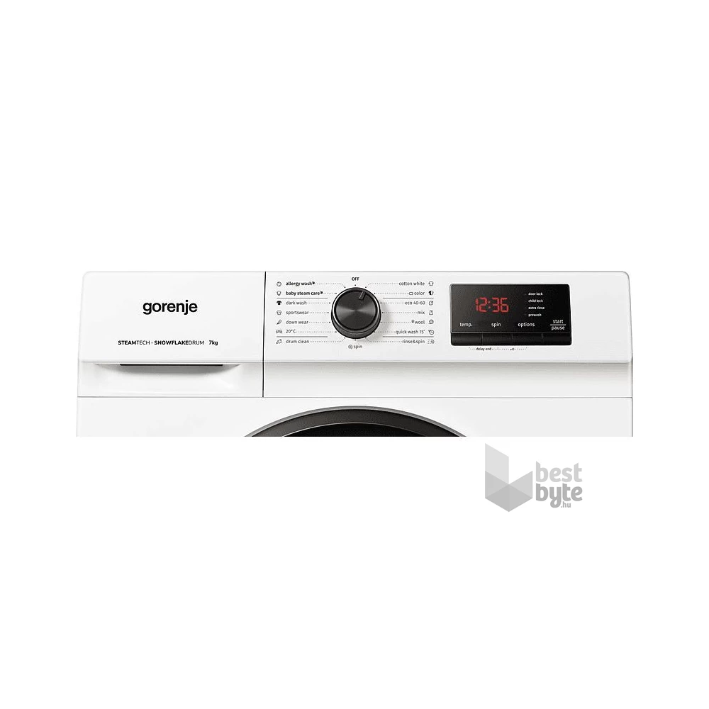Gorenje WNHVB72SDS fehér, elöltöltős, , 7 kg, mosógép(Használt - A)