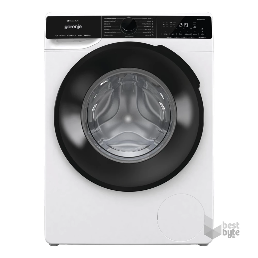 Gorenje WPNA94APWIFI fehér, elöltöltős, max.1400ford., 9 kg, mosógép