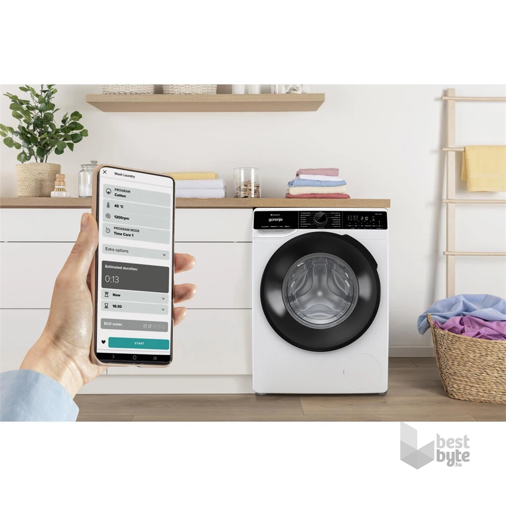 Gorenje WPNA94APWIFI fehér, elöltöltős, max.1400ford., 9 kg, mosógép