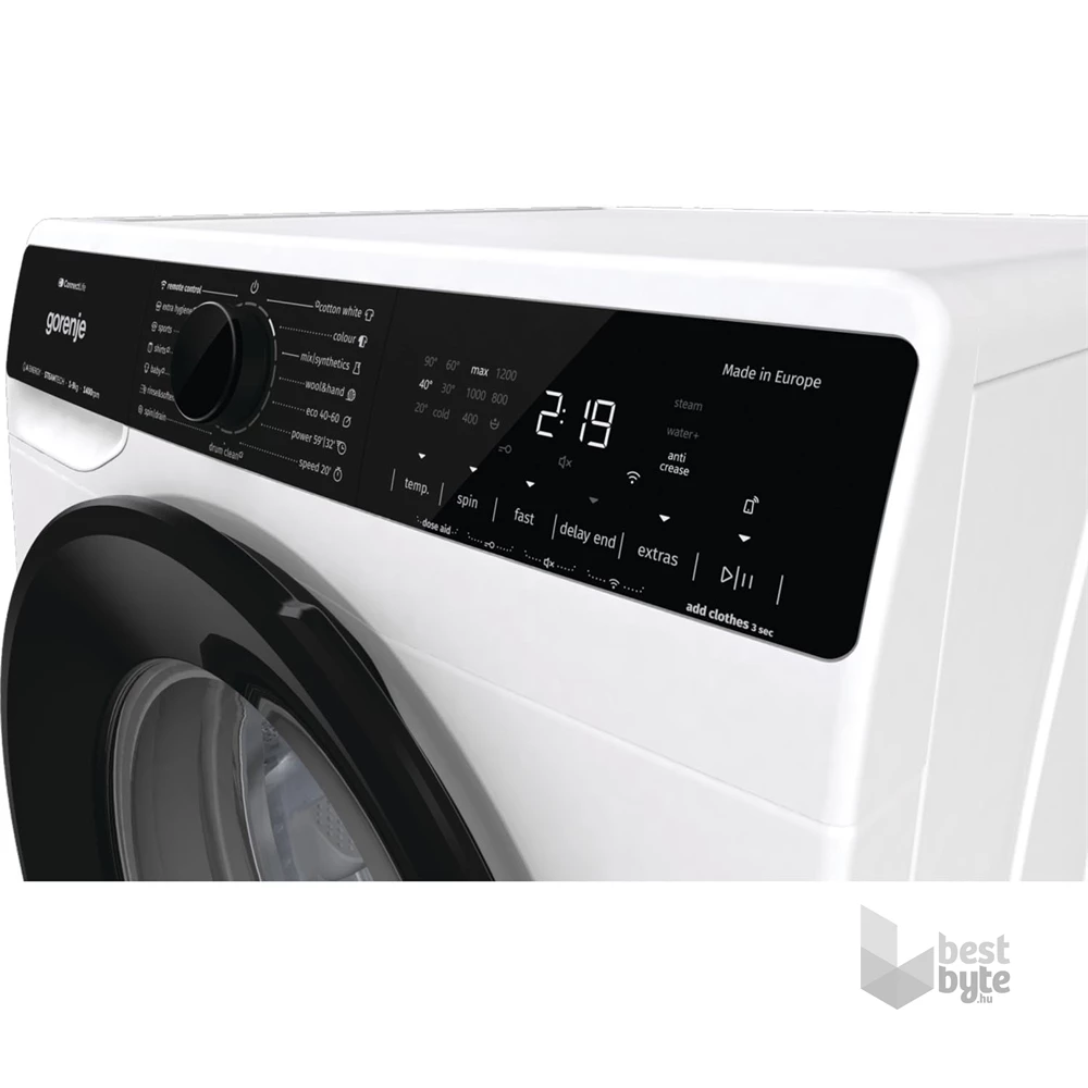 Gorenje WPNA94APWIFI fehér, elöltöltős, max.1400ford., 9 kg, mosógép