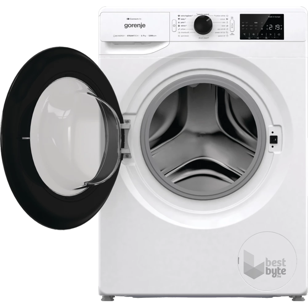 Gorenje WPNEI72A1SWIFI fehér, elöltöltős, max.1200ford., 7 kg, mosógép