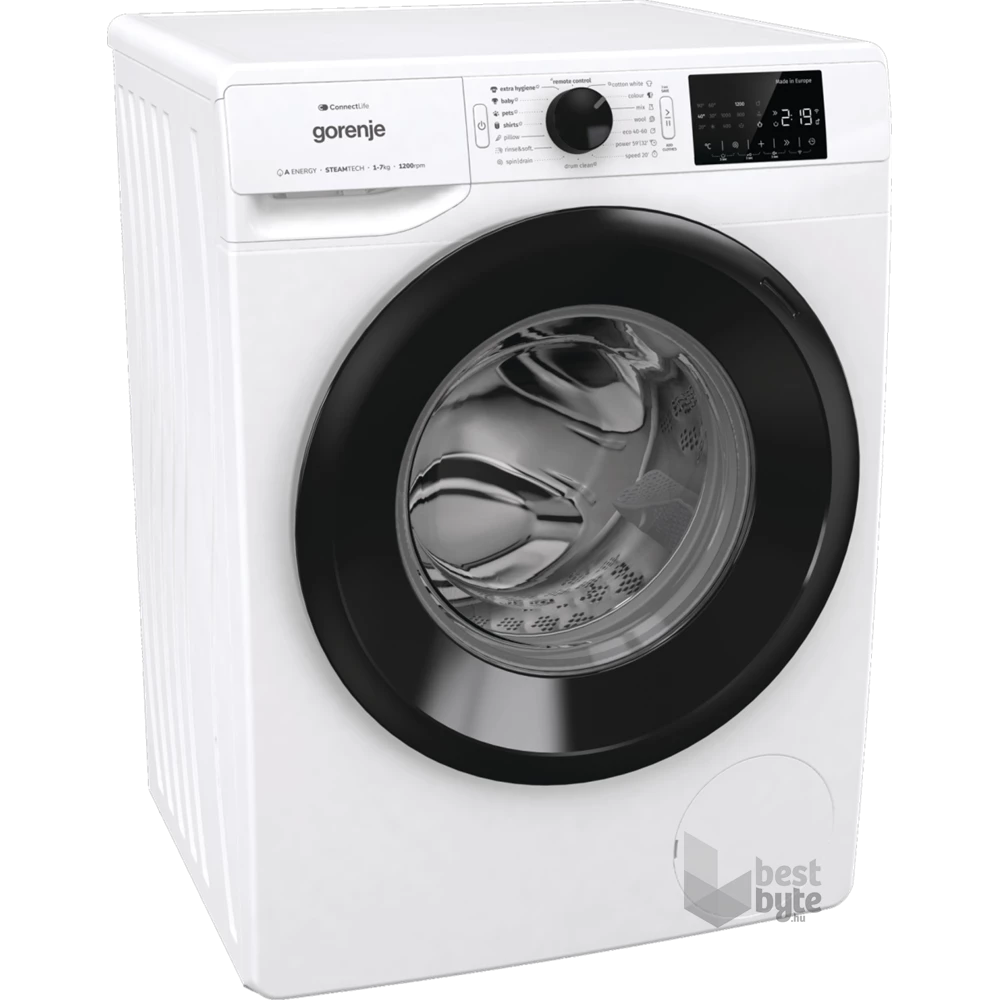 Gorenje WPNEI72A1SWIFI fehér, elöltöltős, max.1200ford., 7 kg, mosógép