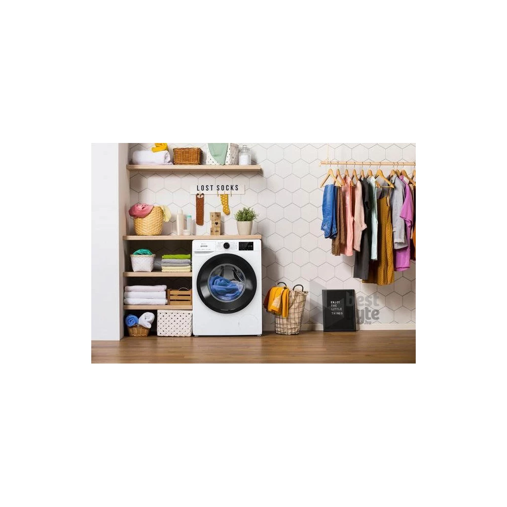 Gorenje WPNEI74A1SWIFI fehér, elöltöltős, max1400ford., 7kg, mosógép