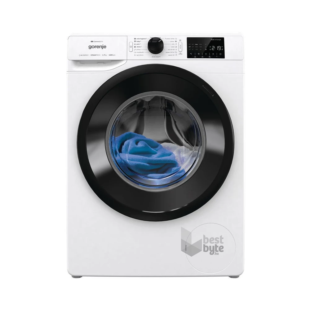 Gorenje WPNEI74A1SWIFI fehér, elöltöltős, max1400ford., 7kg, mosógép