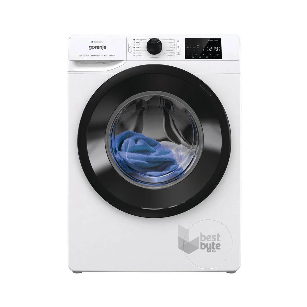 Gorenje WPNEI82A1SWIFI fehér, elöltöltős, max.1200ford., 8 kg, mosógép