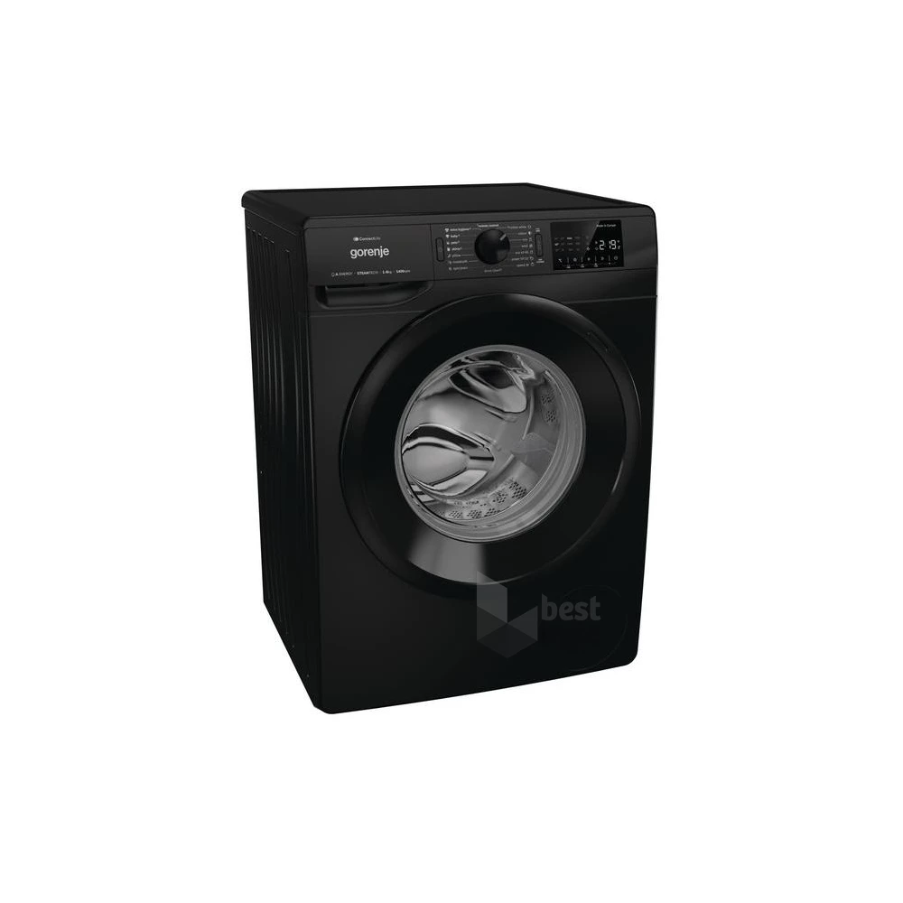 Gorenje WPNEI84A1SW/B fekete, elöltöltős, max.1400ford., 8 kg, mosógép