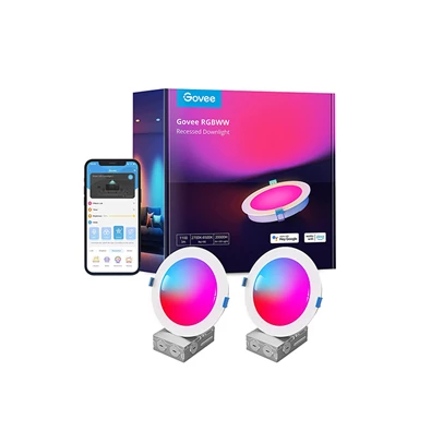 Govee GOVB601B 4" (2-es csomag) smart LED süllyesztett lámpa