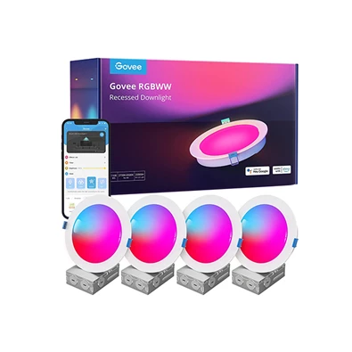 Govee GOVB601B 4" (2-es csomag) smart LED süllyesztett lámpa