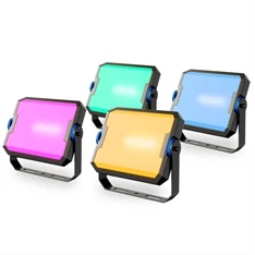 Govee GOVH8057 Wi-Fi+BLE+RGBICWW 4 db-os kültéri színes LED reflektorok