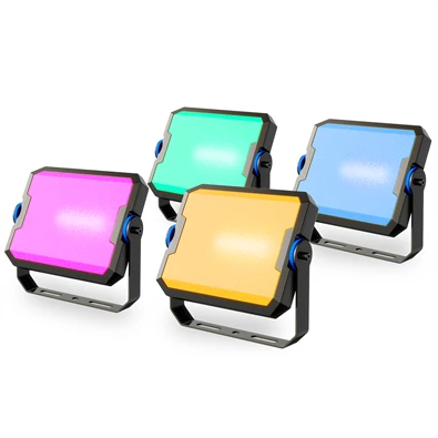 Govee GOVH8057 Wi-Fi+BLE+RGBICWW 4 db-os kültéri színes LED reflektorok