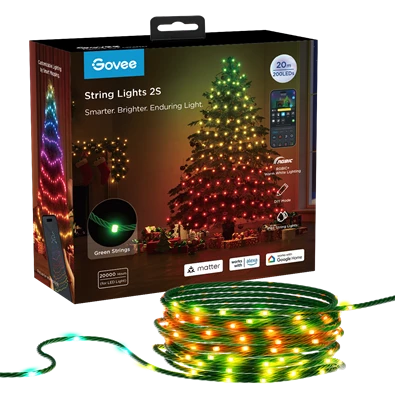 Govee GOVH80C4 RGBIC Smart WiFi c/ Matter/IP65/2S/20M LED fényfüzér