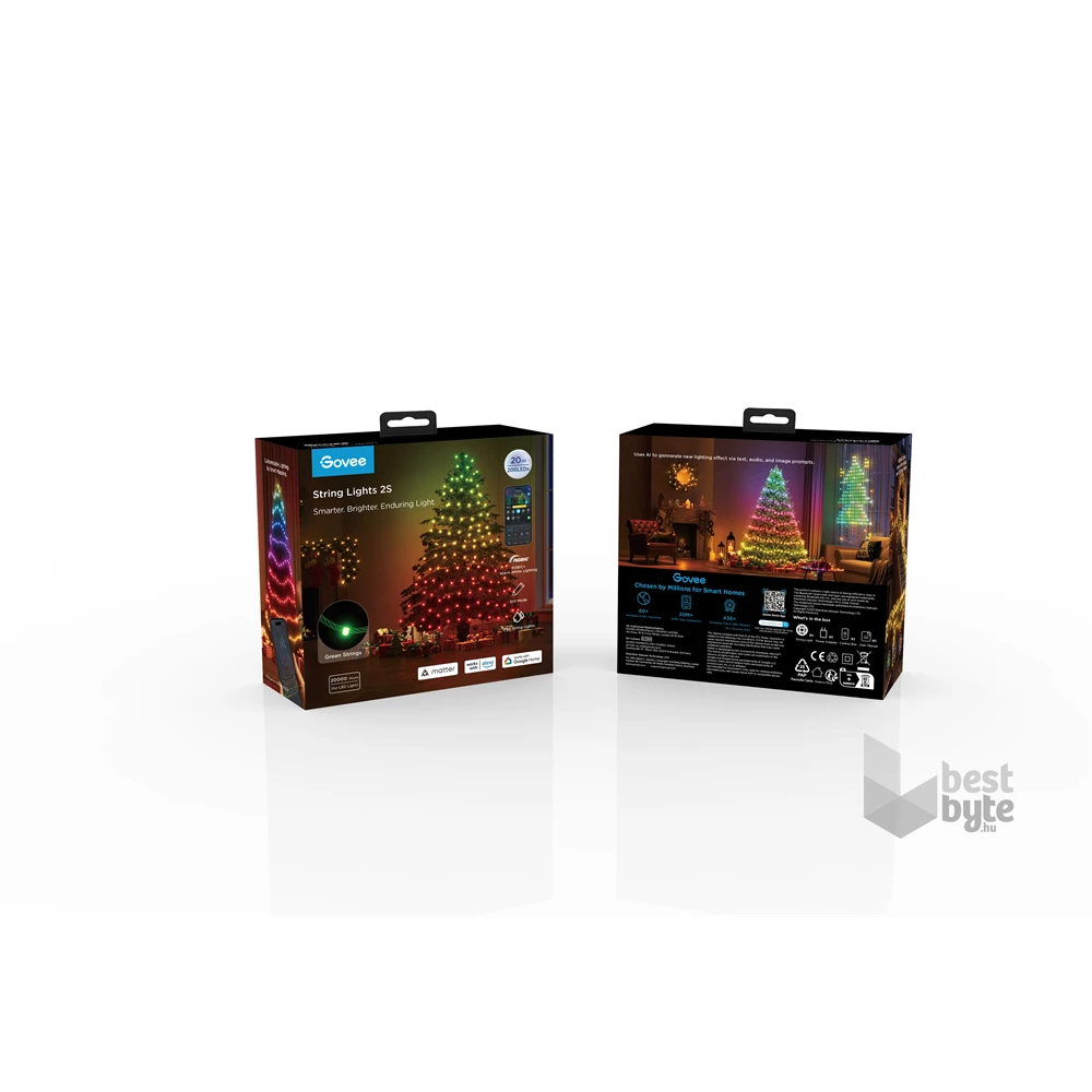 Govee GOVH80C4 RGBIC Smart WiFi c/ Matter/IP65/2S/20M LED fényfüzér