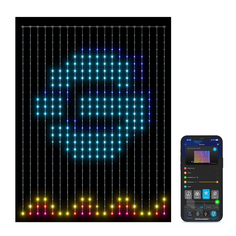 Govee (WIFI & Bluetooth) Fényfüggöny