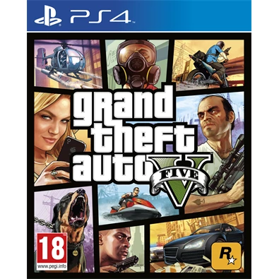 Grand Theft Auto V PS4 játékszoftver