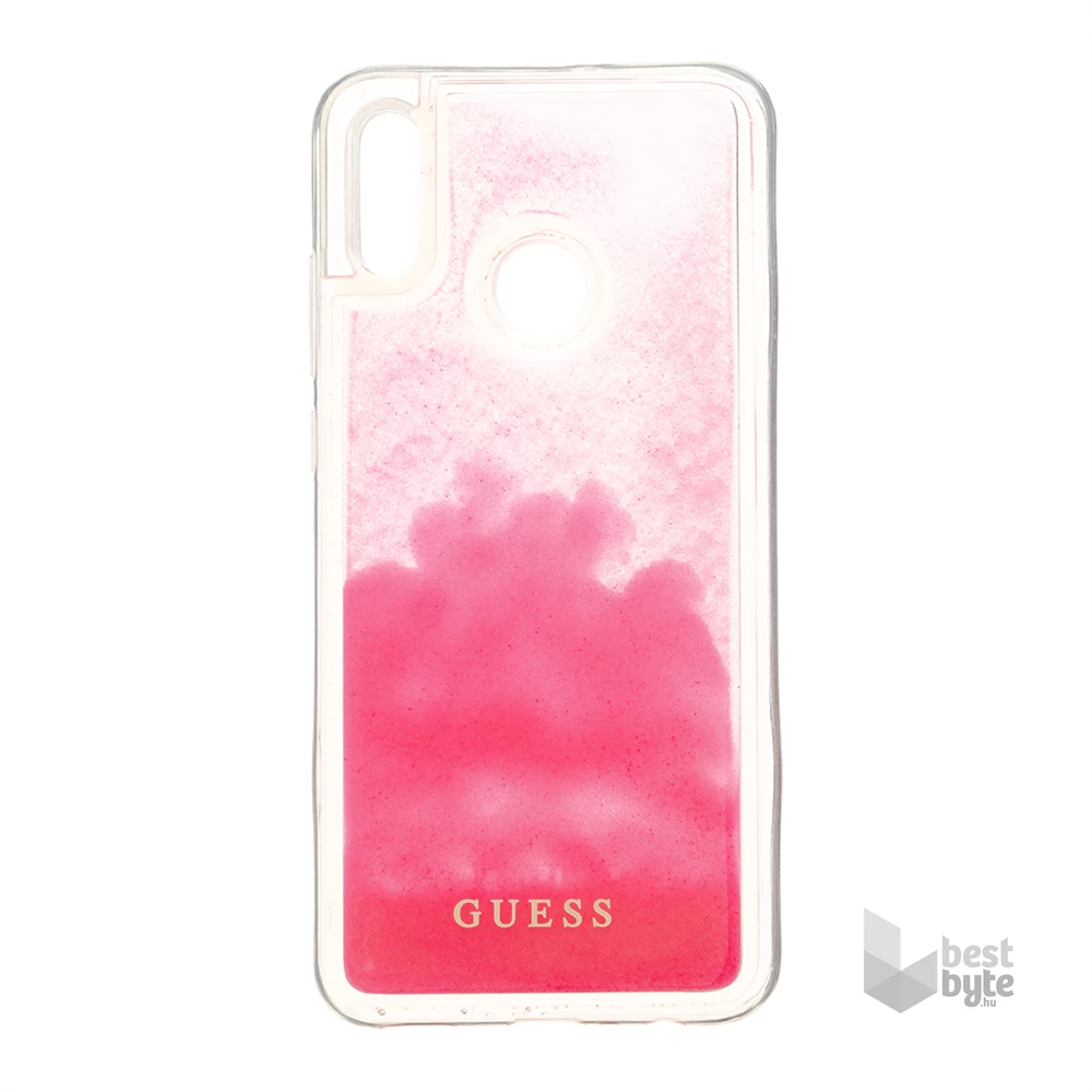 Guess California Huawei Psmart sötétben világító pink homok tok