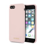 Guess iPhone 8 arany/pink logós szilikon tok