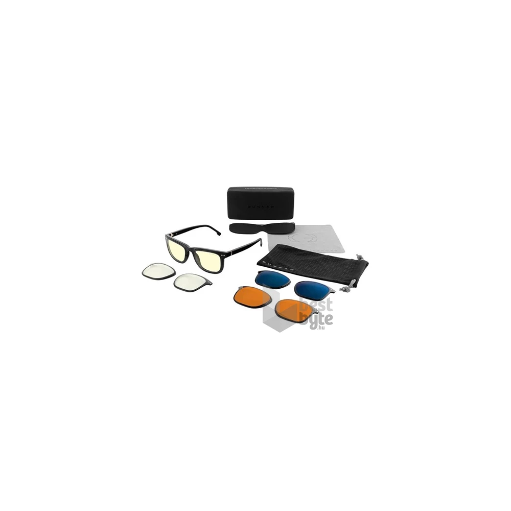 Gunnar BUN-CUP04 Cupertino All Lenses bundle fekete számítógépes szemüveg
