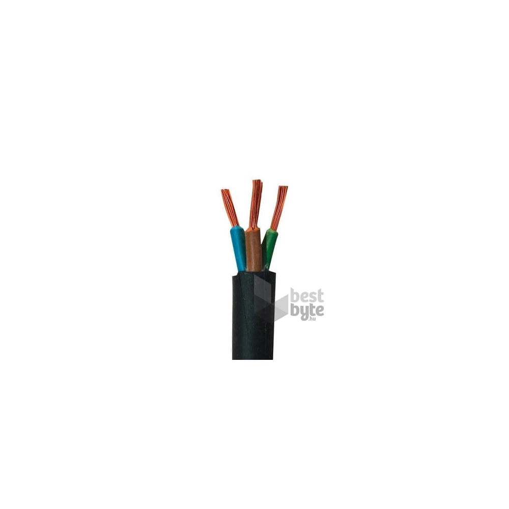 H05RR-F 3x1,5 mm2 fekete 300/500V gumikábel