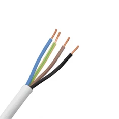 H05VV-F 4X1,5 mm2 100m Mtk fehér sodrott kábel