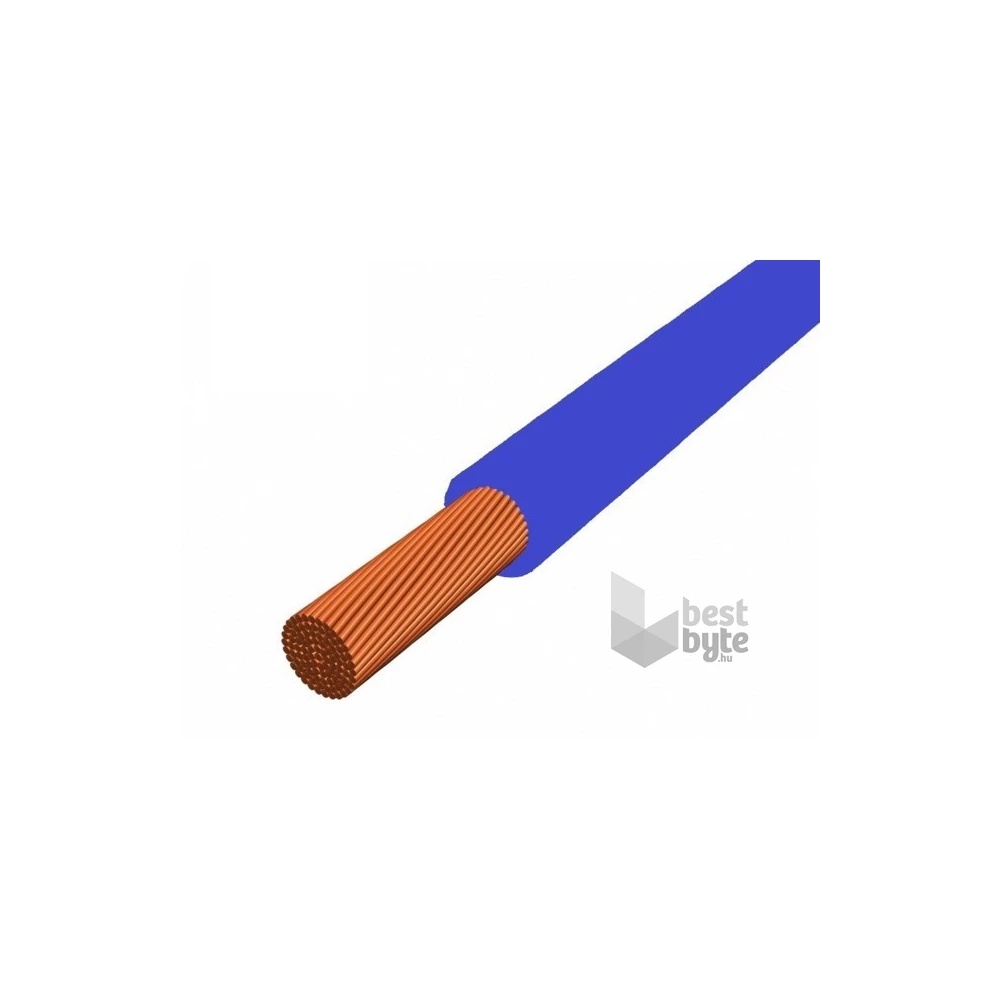 H07V-K 1x10 mm2 fméter Mkh kék sodrott vezeték