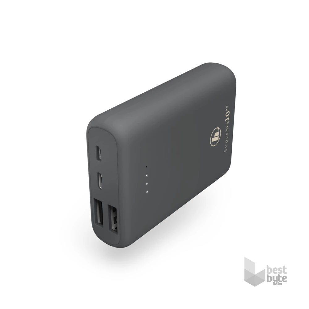 HAMA 187291 "SUPREME 10HD V2" 10000mAh szürke power bank