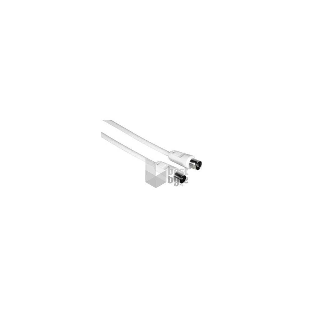 HAMA 11900 ECO árnyékolt 1,5m  fehér antenna kábel