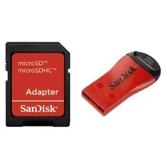 Sandisk Micro Mate SD Mobilkártya Olvasó/Író adapterrel