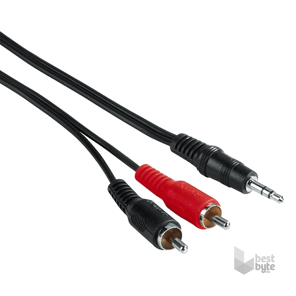 HAMA 43343 3,5 STEREO JACK-2RCA KÁBEL 5M