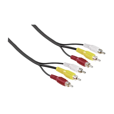 HAMA 43134 2X3 RCA 2M ÖSSZEKÖTOKÁBEL