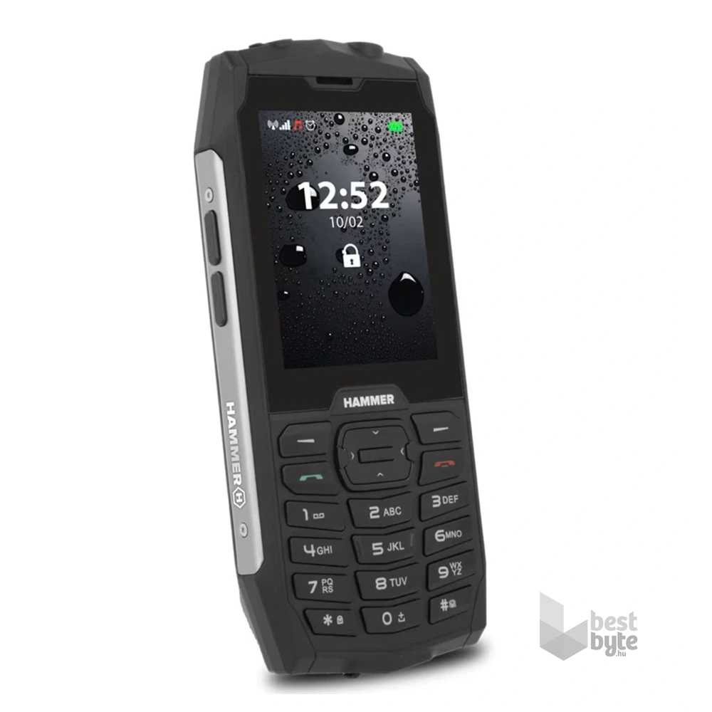 HAMMER 4 2,8" Dual SIM ezüst  csepp-, por- és ütésálló mobiltelefon