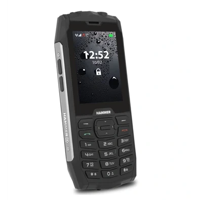 HAMMER 4 2,8" Dual SIM ezüst  csepp-, por- és ütésálló mobiltelefon