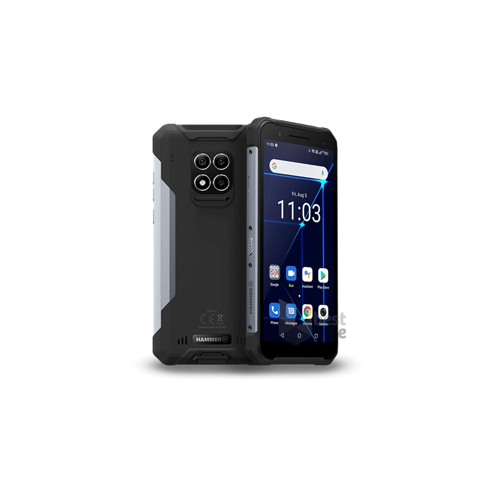 HAMMER Construction 6" LTE 6/128GB DualSIM okostelefon - ezüst