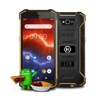 HAMMER ENERGY 2 3/32GB DualSIM kártyafüggetlen okostelefon - fekete/narancs (Android)