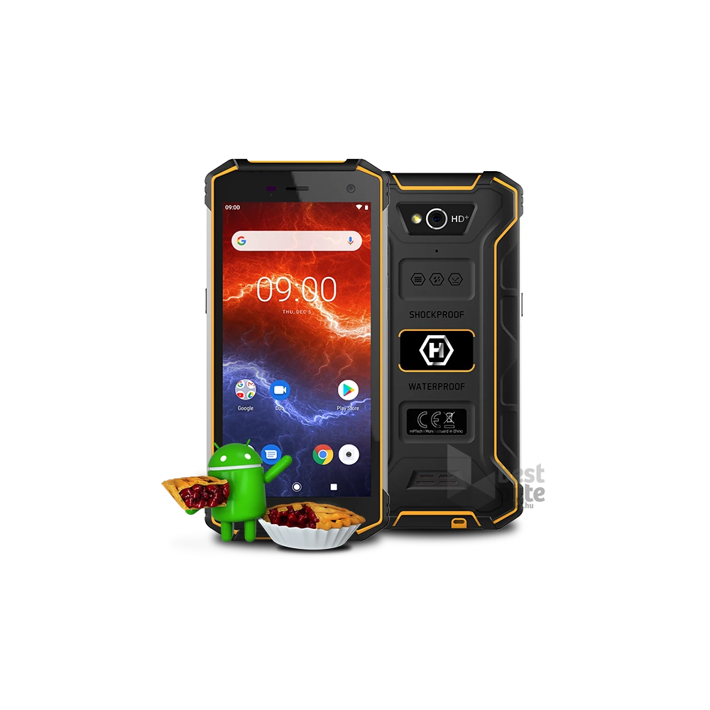 HAMMER ENERGY 2 3/32GB DualSIM kártyafüggetlen okostelefon - fekete/narancs (Android)