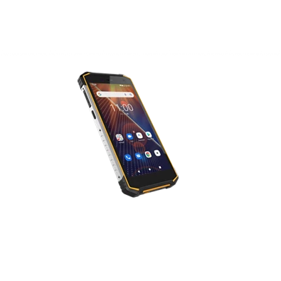HAMMER Energy 2 ECO 5,5" 3/32GB LTE Dual SIM csepp-, por- és ütésálló okostelefon - fekete/narancssárga