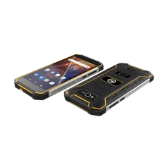 HAMMER Energy 2 ECO 5,5" 3/32GB LTE Dual SIM csepp-, por- és ütésálló okostelefon - fekete/narancssárga
