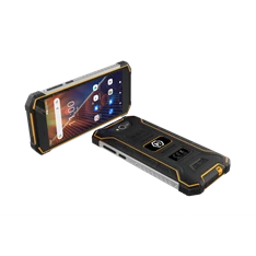 HAMMER Energy 2 ECO 5,5" 3/32GB LTE Dual SIM csepp-, por- és ütésálló okostelefon - fekete/narancssárga