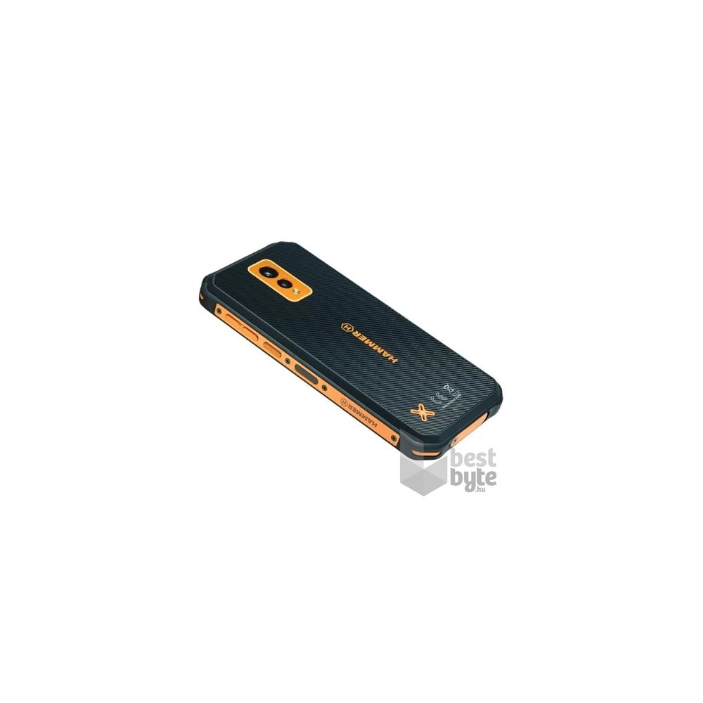 HAMMER Engergy X 4/64GB DualSIM kártyafüggetlen okostelefon - fekete-narancssárga (Android)