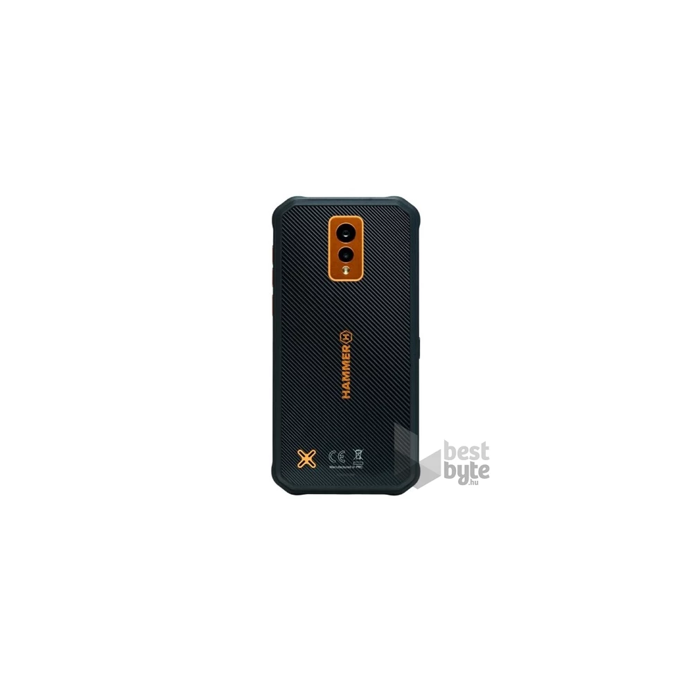 HAMMER Engergy X 4/64GB DualSIM kártyafüggetlen okostelefon - fekete-narancssárga (Android)