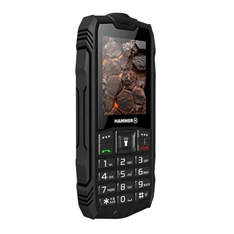 HAMMER Rock LTE 2,4" Dual SIM csepp-, por- és ütésálló fekete mobiltelefon HAMMER Rock LTE 2,4" Dual SIM csepp-, por- és ütésálló fekete mobiltelefon