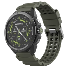 HAMMER Watch 2 Military Edition fekete-zöld okosóra