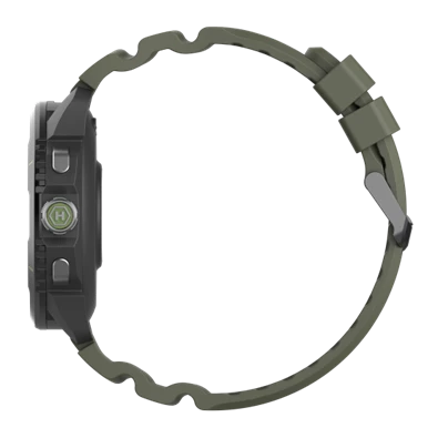 HAMMER Watch 2 Military Edition fekete-zöld okosóra
